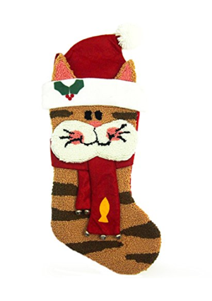 cat christmas stocking
