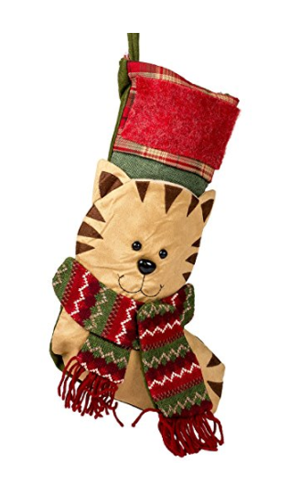 cat christmas stocking
