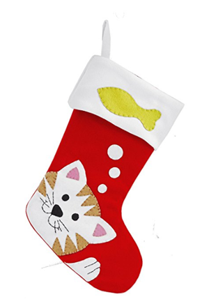 cat christmas stocking