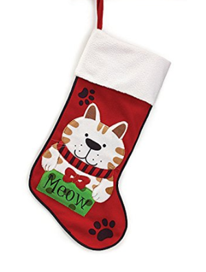 cat christmas stocking