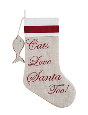 cat christmas stocking