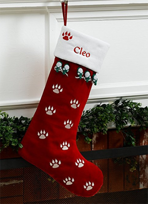 cat christmas stocking