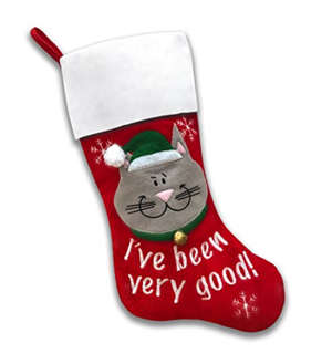 cat christmas stocking