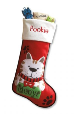 cat christmas stocking