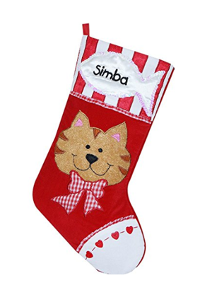 cat christmas stocking