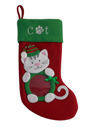 cat christmas stocking