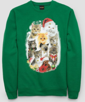 christmas cat sweatshirts