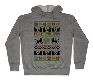 cat christmas sweatshirts men