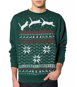 cat christmas sweatshirts men