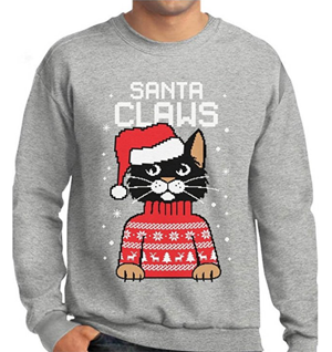Cat Christmas Sweatshirts For Men! – Meow As Fluff