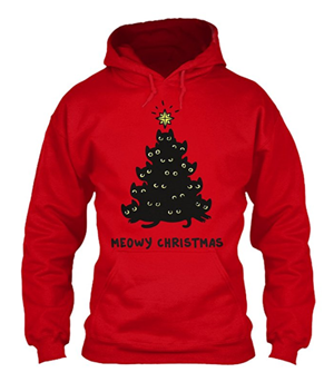 cat christmas sweatshirts men