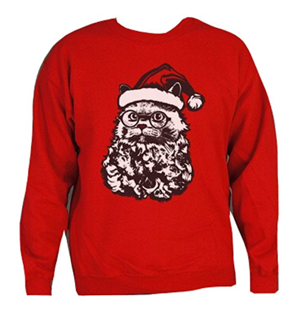 cat christmas sweatshirts men