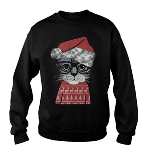 Cat Christmas Sweatshirts For Men! – Meow As Fluff