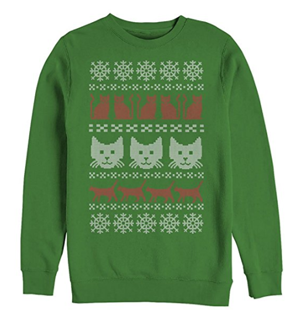 cat christmas sweatshirts men