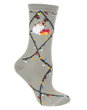 christmas cat socks women