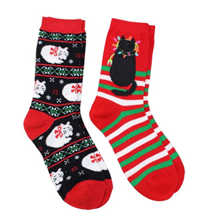 Christmas Socks For Crazy Cat Ladies! – Meow As Fluff