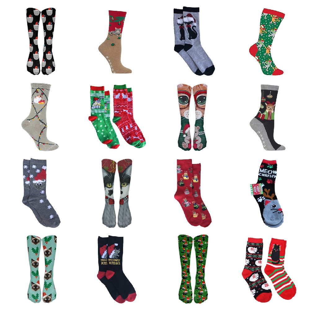 Christmas Socks For Crazy Cat Ladies! – Meow As Fluff