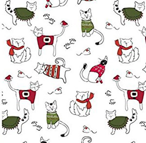 cat wrapping paper