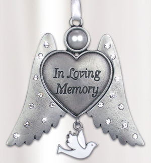 christmas cat memorial ornament