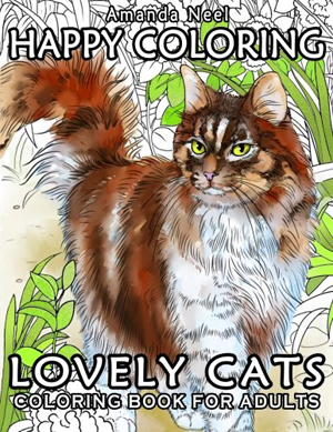 cat adult coloring books