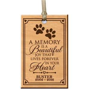 christmas cat memorial ornament