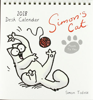 2018 cat desk calendars