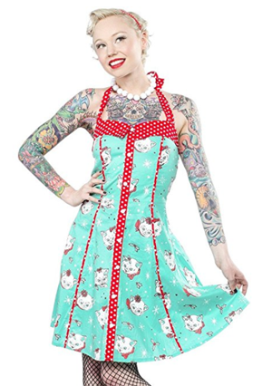 christmas cat dresss women