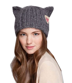 winter cat hat women