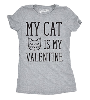 valentines day tshirt women cats