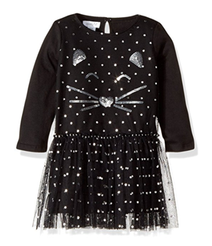 cute cat dress long sleeve girls toddlers