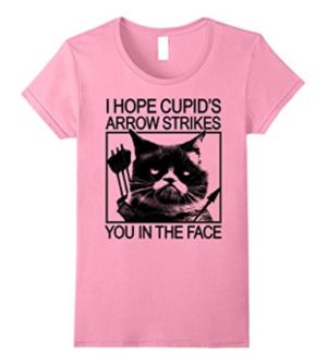 valentines day tshirt women cats
