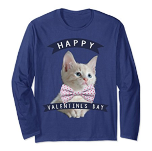 valentines day tshirt women cats
