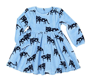 cute cat dress long sleeve girls toddlers