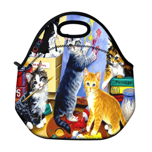 reusable cat lunch bags totes