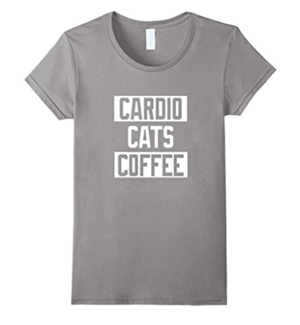 gym working out exercise cat tshirts tank tops