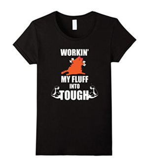gym working out exercise cat tshirts tank tops