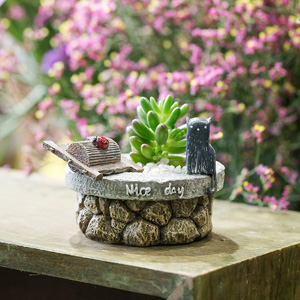 cat planters plant pots