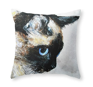 square cat throw pillows cushions