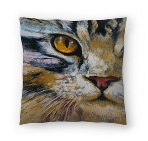 square cat throw pillows cushions