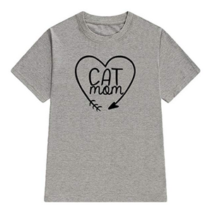 simple stylish cat tshirts for women