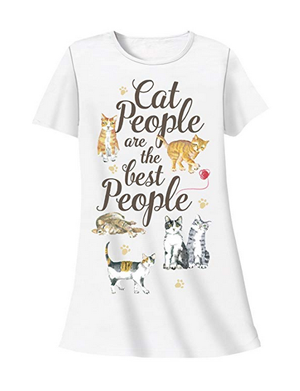 cat nightshirts nightgowns sleepshirts for women