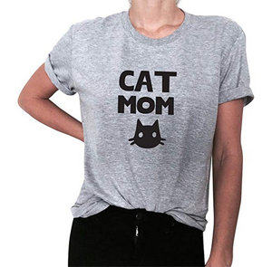 simple stylish cat tshirts for women