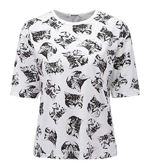 simple stylish cat tshirts for women