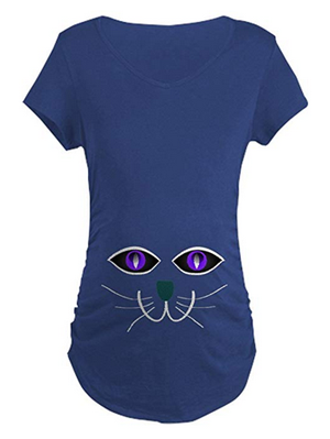 cat maternity tshirts for pregnant women