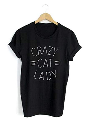 simple stylish cat tshirts for women