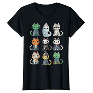 halloween cat tshirts
