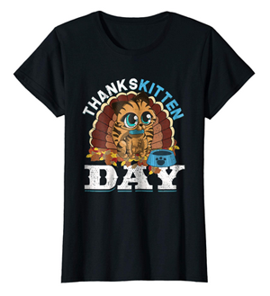 cat thanksgiving tshirts