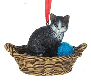 black cat christmas ornaments