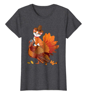 cat thanksgiving tshirts