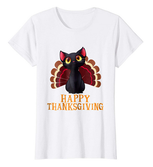 cat thanksgiving tshirts